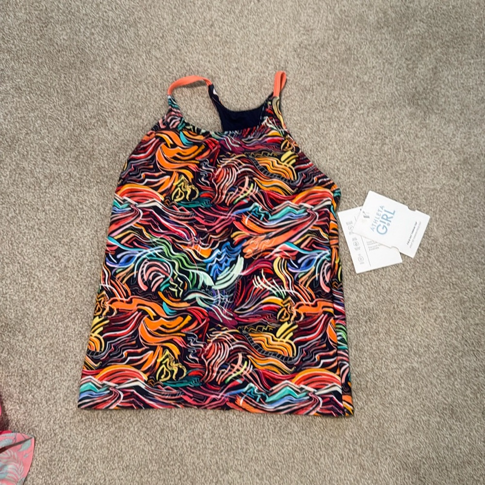 New Athleta girl size 16, tankini